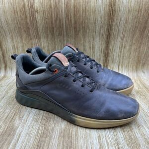 Men's EU 45 US Size 11 -‎ Ecco S-Three Golf Shoes Grey Sneakers Shoes Spikeless